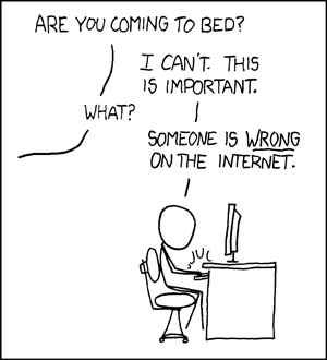 XKCD Duty Calls Someone is wrong on the internet