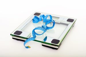 Scale representing weight loss.