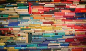 Stack of books used as image for list of self help books