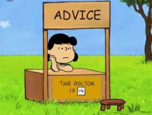 Good Advice Isn't Good - Lucy advice booth