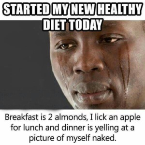 Celebrate your diet - new healthy diet meme